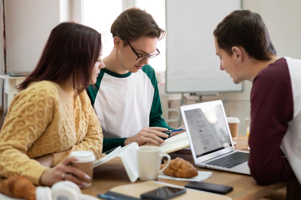 Students pre-learning advanced DP content using the Scholaris Methodology